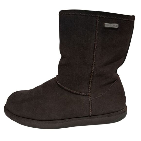 EMU Australia Patterson Lo Waterproof Winter Mid Calf Sheepskin Boot Chocolate 8 - Picture 1 of 16